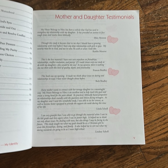 My Heart Belongs to Him Book -By Nancy Butlowski and Leslie J. Barner - Picture 3 of 6